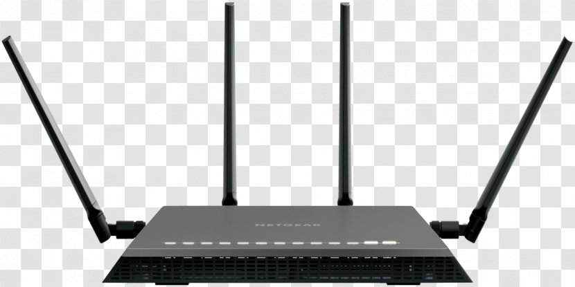 Netgear AC2600 Nighthawk X4S WiFi Wave2 Modem Router ADSL/DSL GbE (D7800) DSL D7800-100UKS - Wireless Access Point Transparent PNG