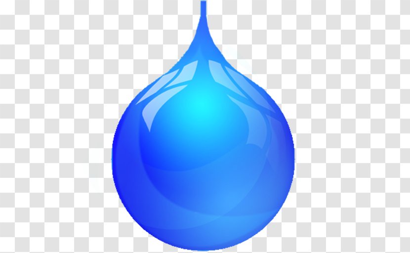 Water Christmas Ornament Sphere - Azure Transparent PNG