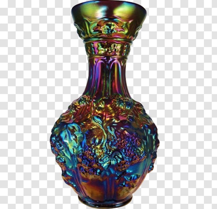 Glass Vase Cobalt Blue - Purple Transparent PNG
