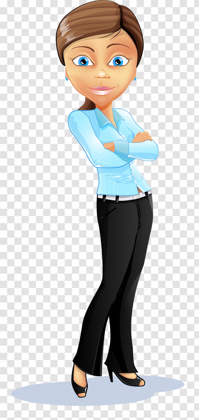 Businessperson Cartoon - Watercolor - Women Business Transparent PNG