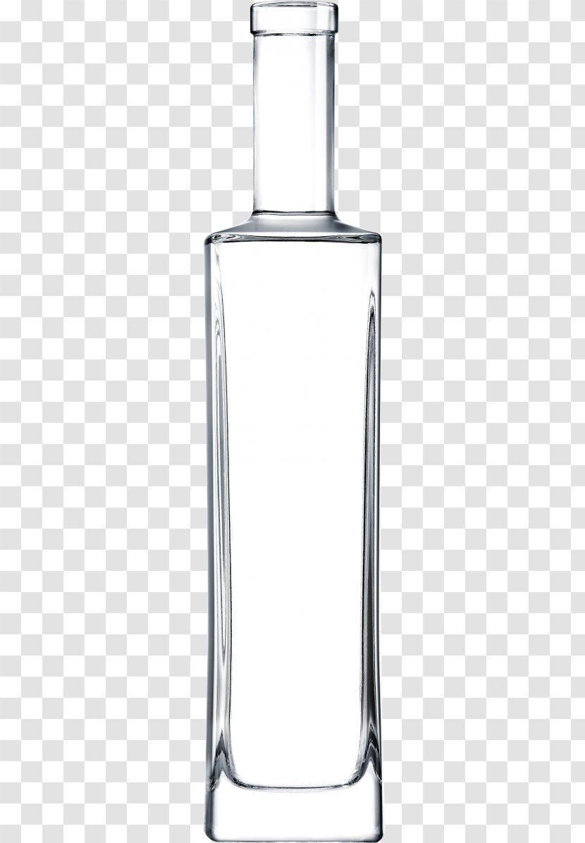 Glass Bottle Decanter Highball Product Design - Silhouette - Square White Plates Transparent PNG