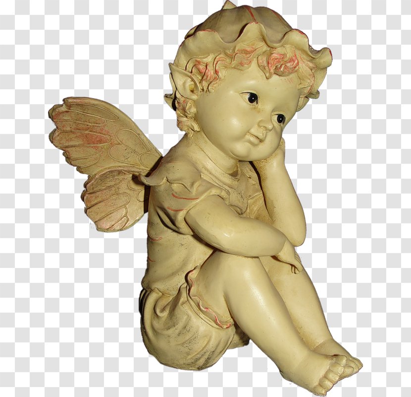 Angel Cartoon - Child - Lawn Ornament Carving Transparent PNG