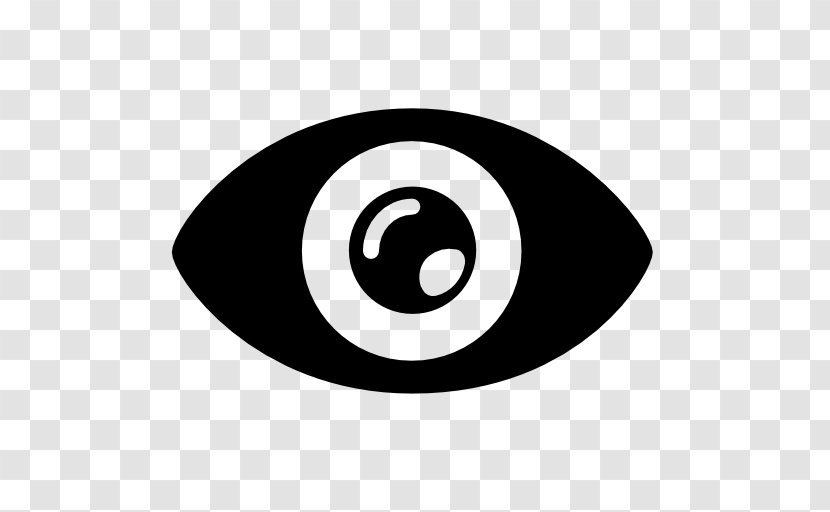 Eye Shape Symbol - Black Transparent PNG
