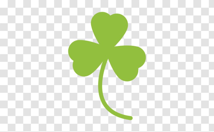 Four-leaf Clover Shamrock Silhouette - Green - Clovers Transparent PNG