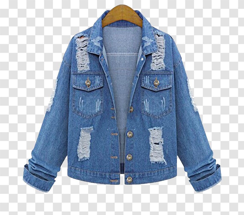 Hoodie Jean Jacket Coat Jeans - Casual Transparent PNG
