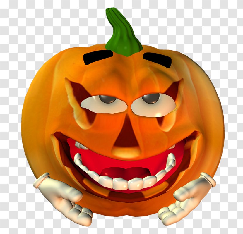 Jack-o'-lantern Calabaza Pumpkin Smiley Emoticon - Squash - Smiles Transparent PNG