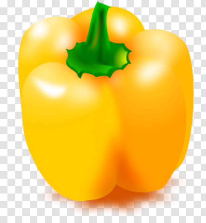 Bell Pepper Chili Vegetable Clip Art - Close Up Transparent PNG