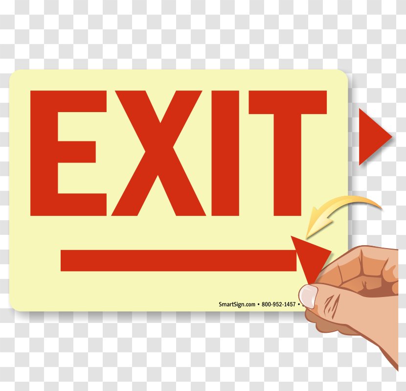 United States Exit Sign Emergency Safety Fire Escape - Risk - Arrows Signs Transparent PNG