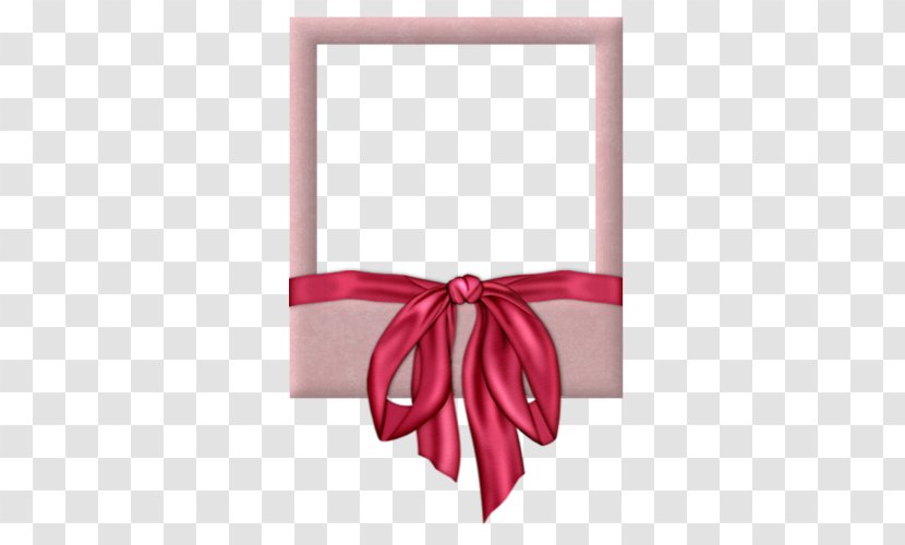 Red Ribbon Picture Frames Image - Curta Transparent PNG