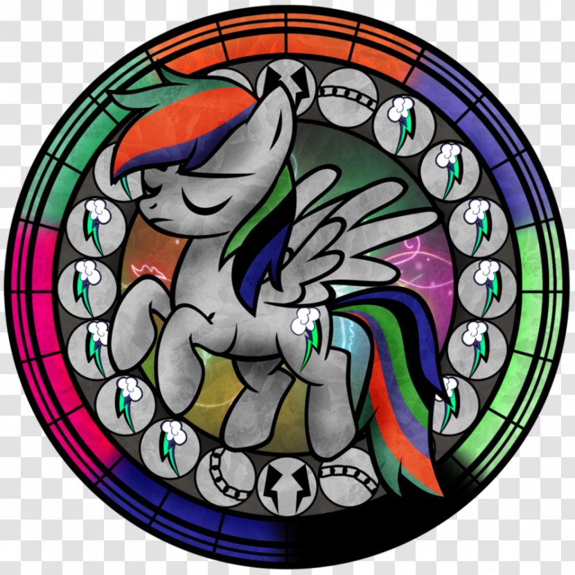 Stained Glass Cartoon Material Transparent PNG