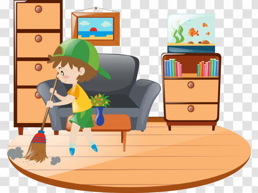 Living Room Cleaning Couch Clip Art - Toy Transparent PNG