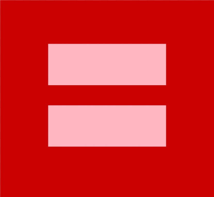Equals Sign Equality Grumpy Cat Red Human Rights Campaign - Cliparts Transparent PNG