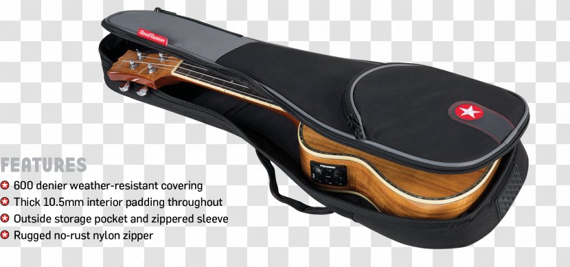 The Ukulele Site Gig Bag Guitar - Spalting Transparent PNG