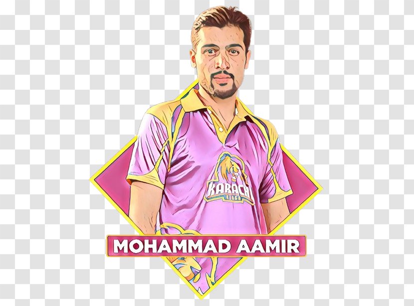 Pink T-shirt Magenta Jersey Neck - Cricket Logo Transparent PNG