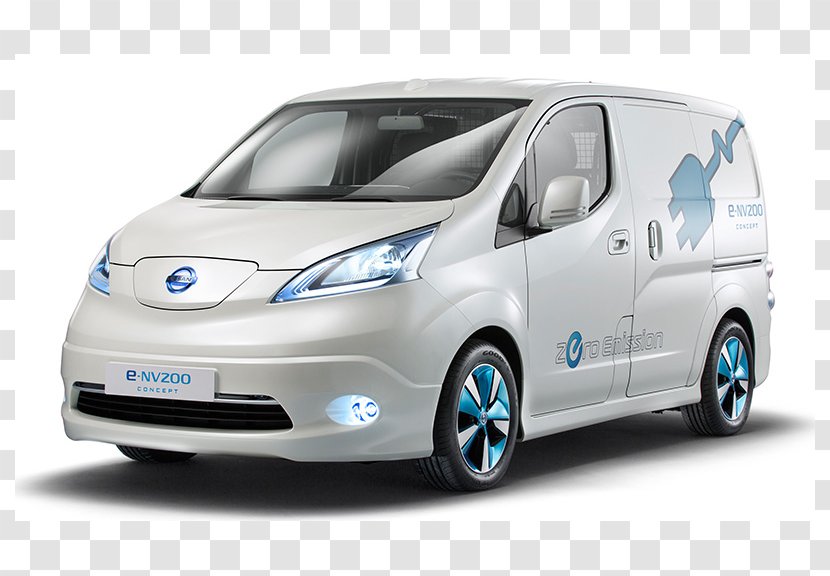 Electric Vehicle Nissan Leaf Van Car - Transport Transparent PNG