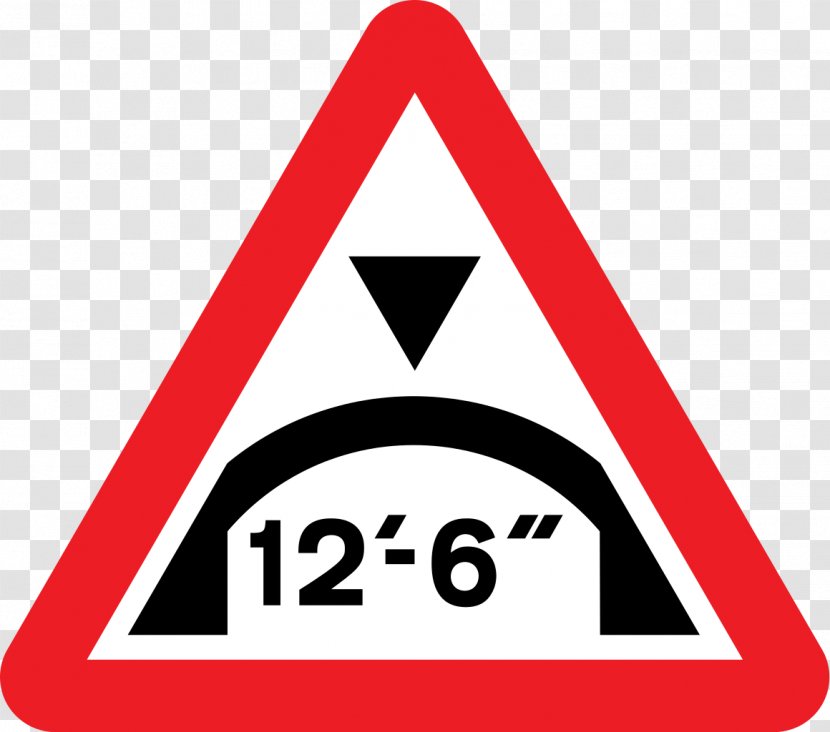 Traffic Sign United Kingdom Bridge Road - Roadworks - Warning Lines Transparent PNG