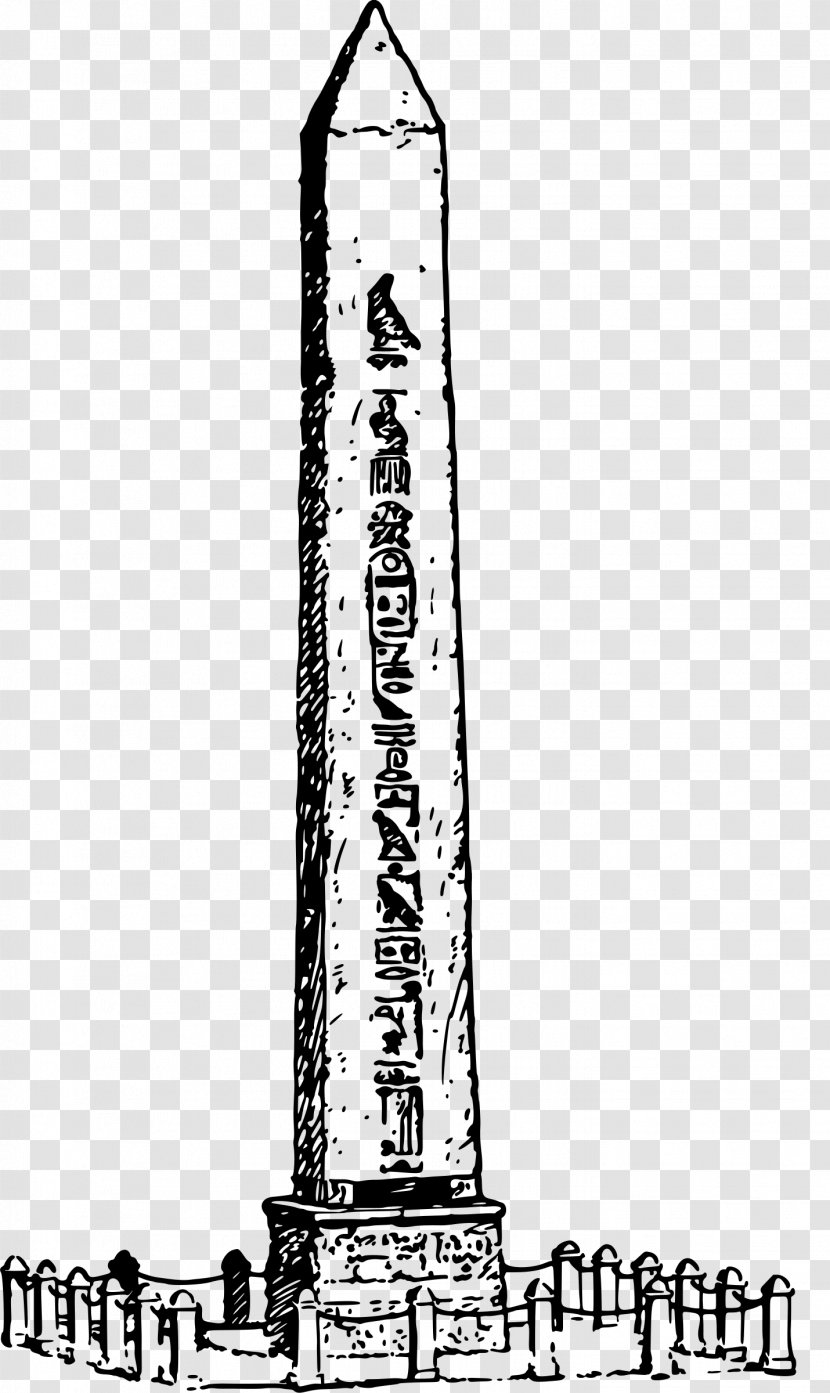 Obelisk Ancient Egypt Drawing Great Pyramid Of Giza Clip Art - Monument - People Transparent PNG