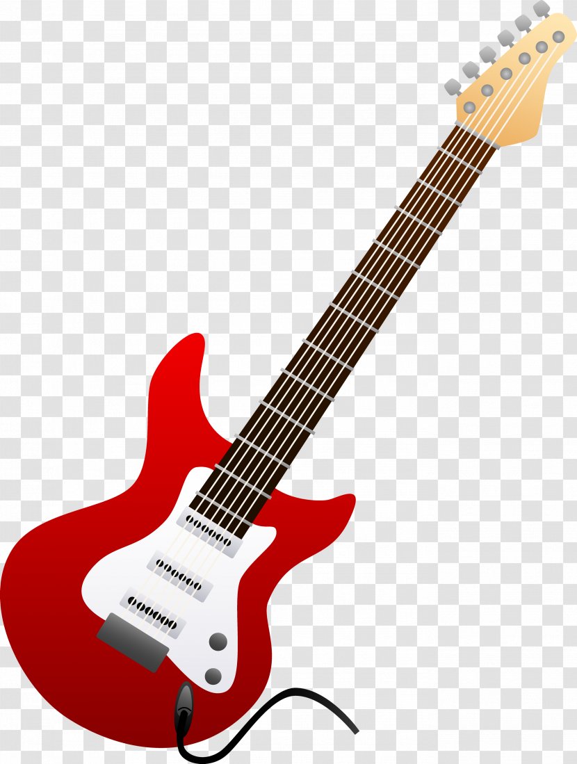 Fender Stratocaster Electric Guitar Cartoon Clip Art Transparent PNG
