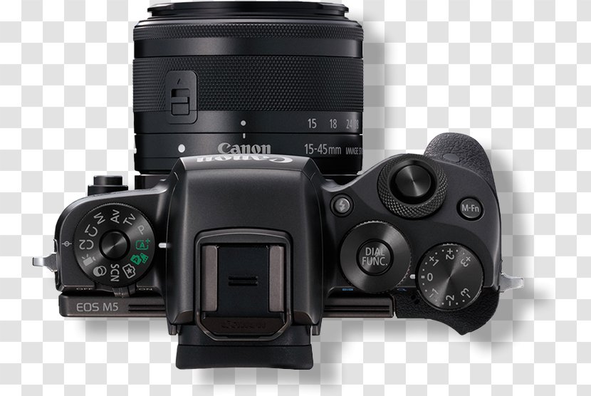 Canon EOS M5 M6 Mirrorless Interchangeable-lens Camera Transparent PNG