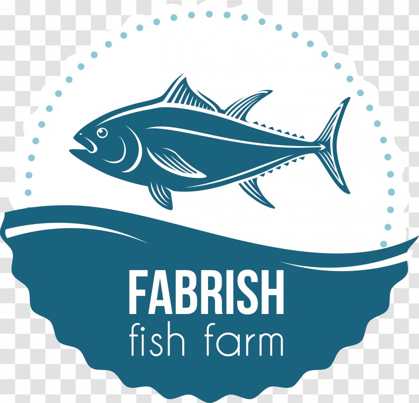 Fish Farming Logo Fishery Clip Art - Marine Mammal Transparent PNG
