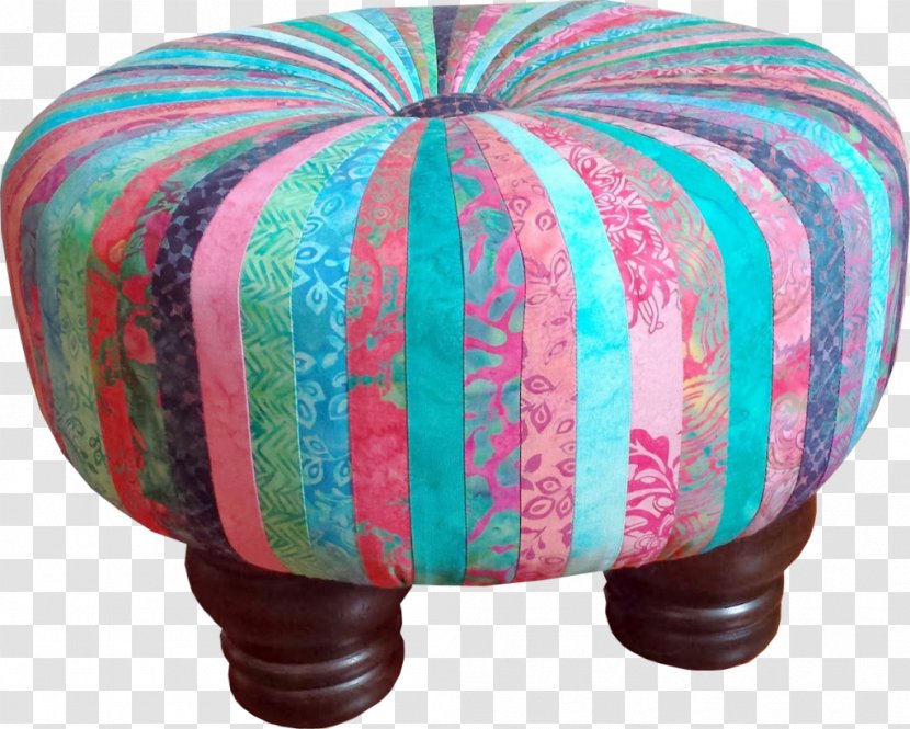 Tuffet Foot Rests Footstool Chair - Quilt Transparent PNG