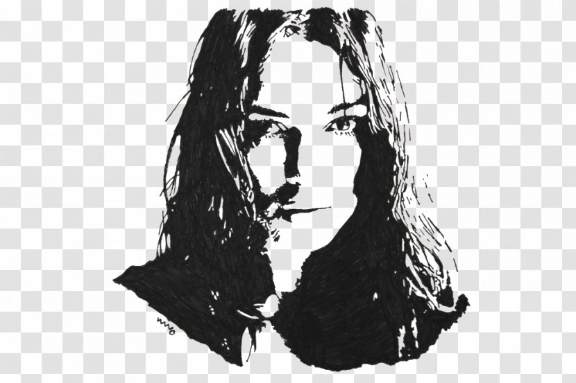 Drawing Silhouette /m/02csf Portrait Birthday - Monochrome Photography - Keira Knightley Transparent PNG