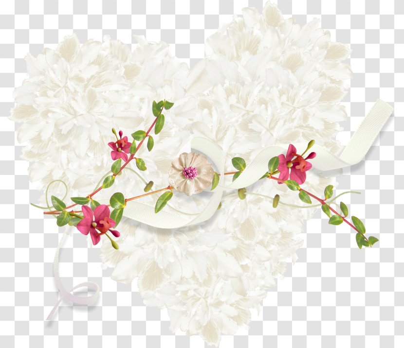 Floral Design Heart Cut Flowers - Flower - Formal Background Transparent PNG