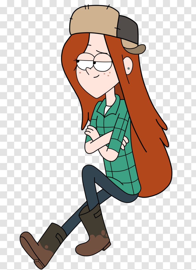Wendy Bill Cipher Dipper Pines Fan Art Animated Cartoon - Joint Transparent PNG