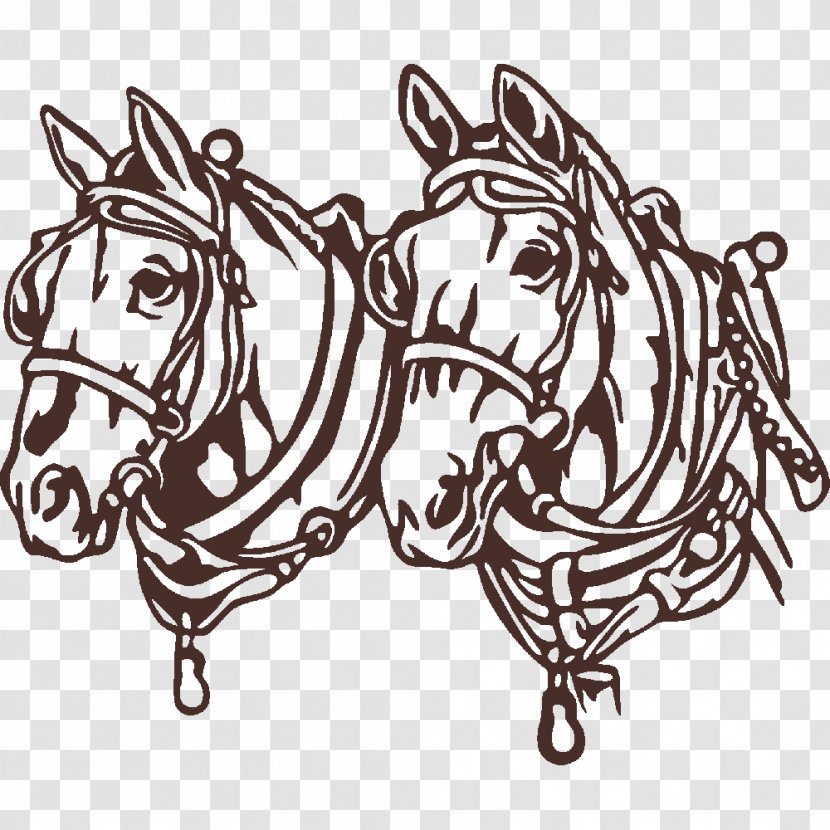 Belgian Horse Clydesdale Draft Percheron Clip Art - Cheval De Trait Transparent PNG