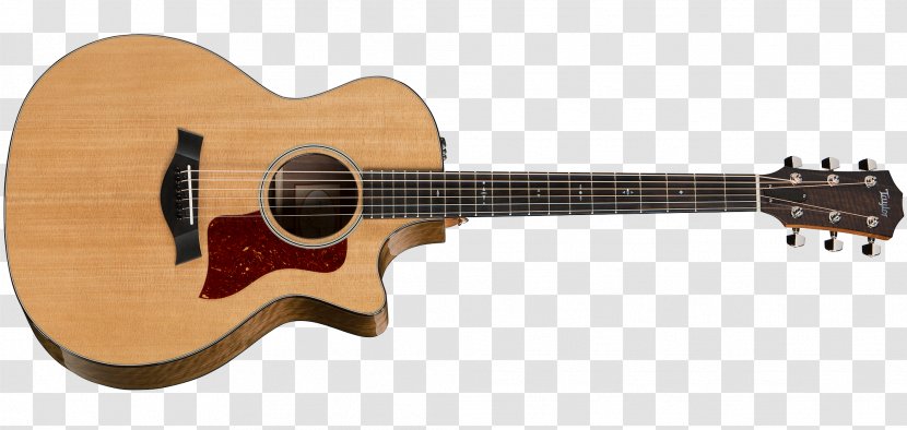 Taylor Guitars 214ce DLX Acoustic-electric Guitar Musical Instruments - Silhouette Transparent PNG