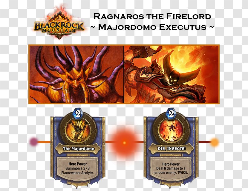 World Of Warcraft Hearthstone WoWWiki Heroes The Storm Ragnaros Firelord Transparent PNG