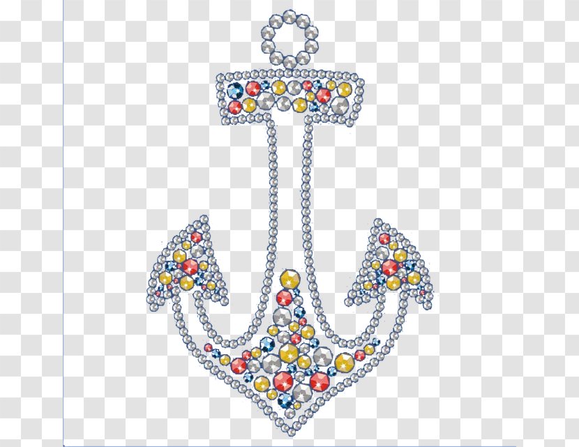 Anchor Diamond Color - Watercraft - Colored Diamonds Transparent PNG