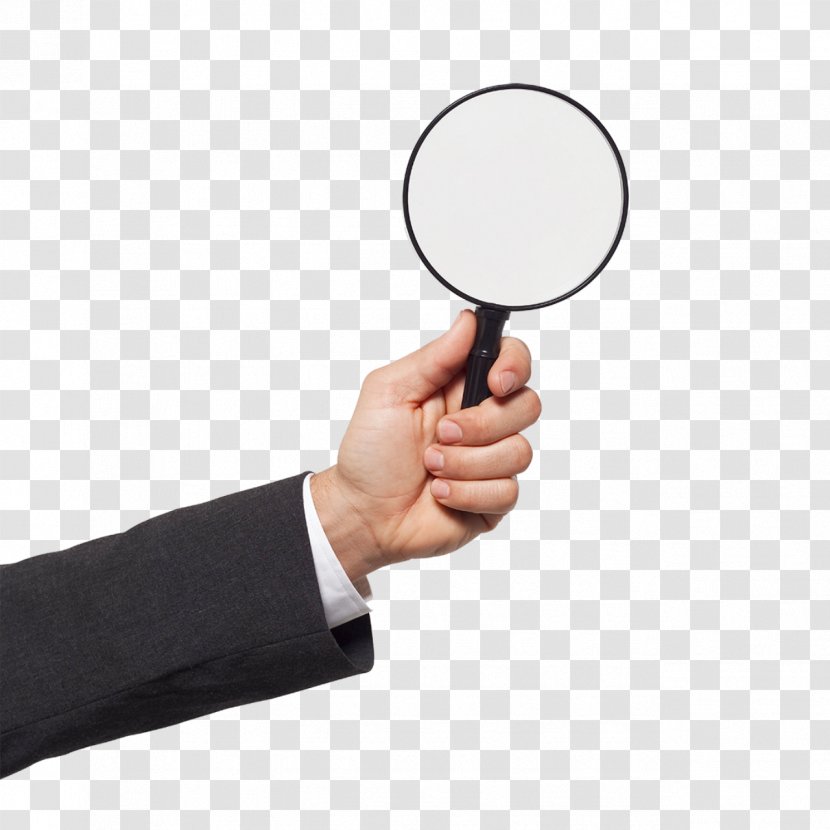 Magnifying Glass Information Magnifier - Thumb - Holding A Transparent PNG