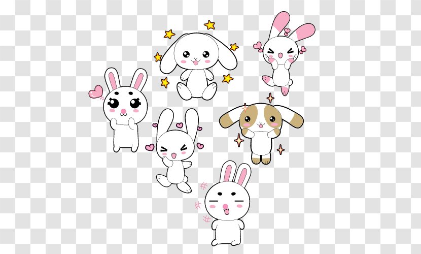 Domestic Rabbit Hare Easter Bunny Clip Art Illustration - Cartoon - Minimum Transparent PNG