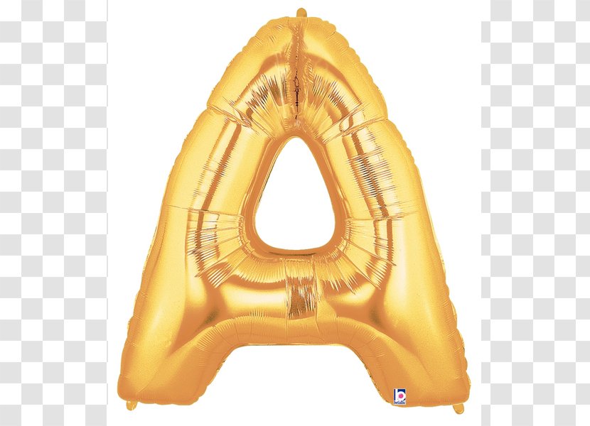 Toy Balloon Letter Amazon.com Gold - Birthday Transparent PNG