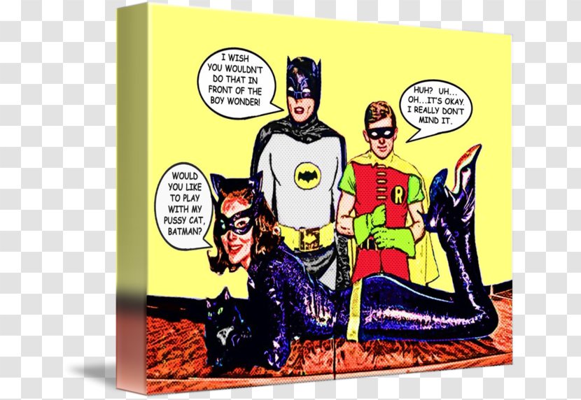 Canvas Print Catwoman Comics Printing - Acrylic Paint Transparent PNG