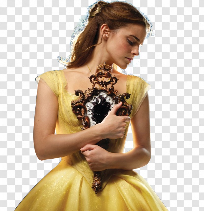 Belle Beauty And The Beast Emma Watson Live Action - Tree Transparent PNG
