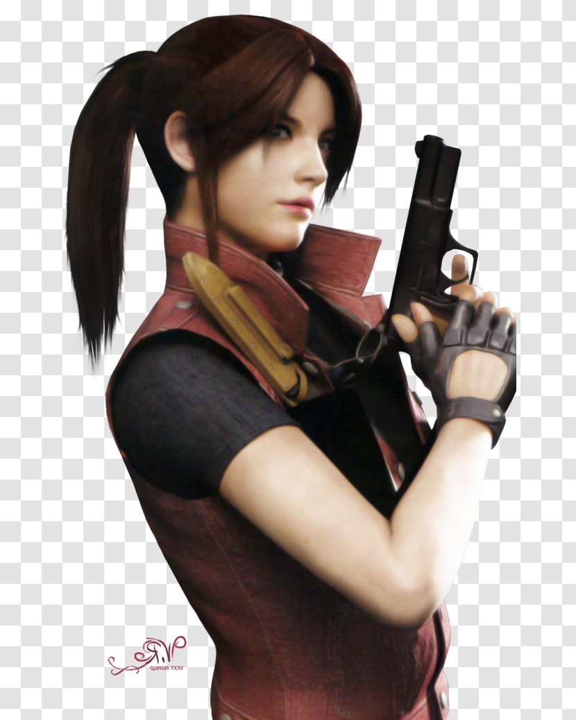Brown Hair - Resident Evil Darkside Chronicles Claire Redfield Transparent PNG