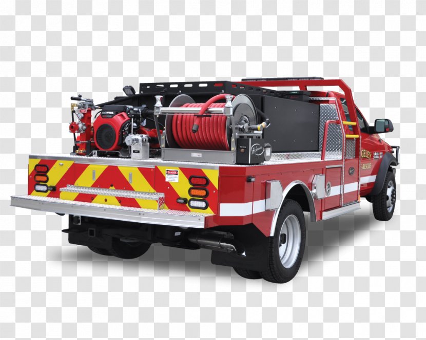 Edgeley Car Valley City Wildland Fire Engine - Emergency Vehicle - Truck Transparent PNG