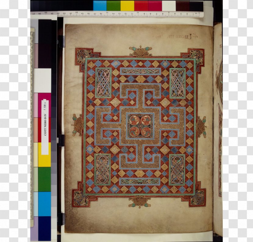 Lindisfarne Gospels Gospel Of Matthew John 8th Century - Manuscript - Curing Barn Transparent PNG