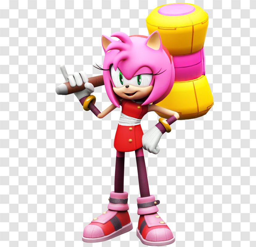 Sonic Boom: Rise Of Lyric Amy Rose Shadow The Hedgehog Knuckles Echidna - Figurine Transparent PNG