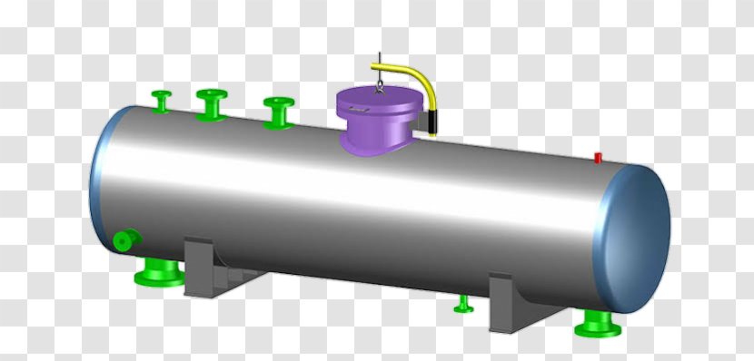 Pressure Vessel Storage Tank Nozzle Compressor ASME - Heat - Coating Transparent PNG