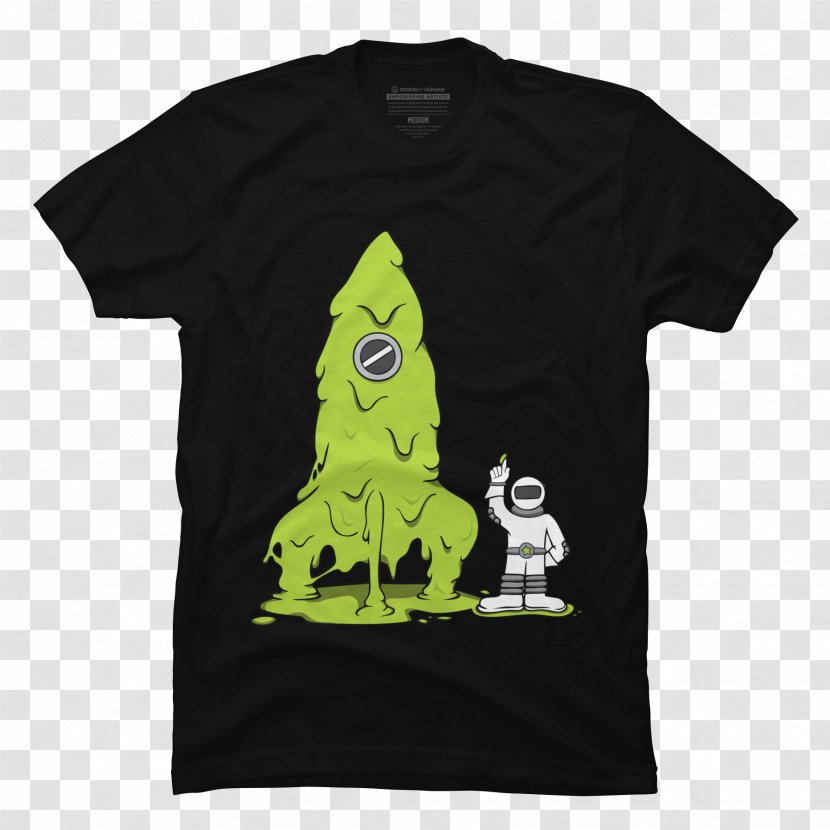 Printed T-shirt Hoodie Crew Neck - Designer Transparent PNG