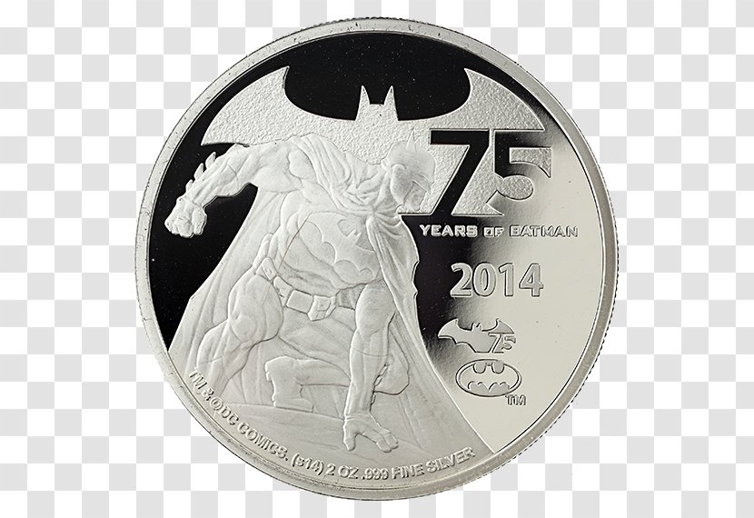Batman Canada Silver Coin Royal Canadian Mint Transparent PNG