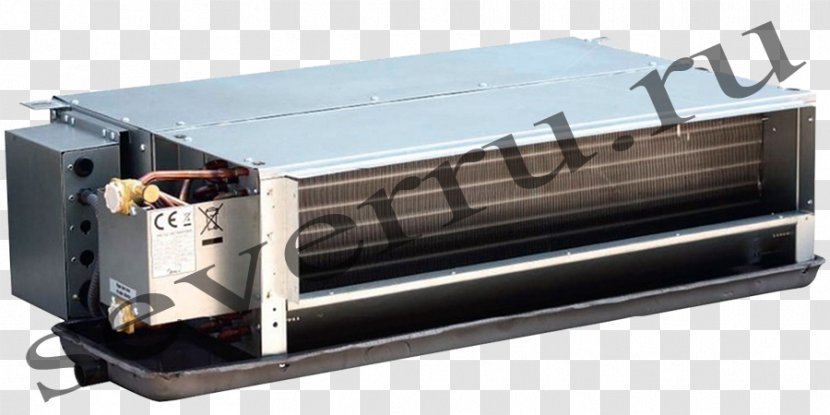 Fan Coil Unit Chiller Duct Ceiling Air Conditioning - Machine - Hardware Transparent PNG