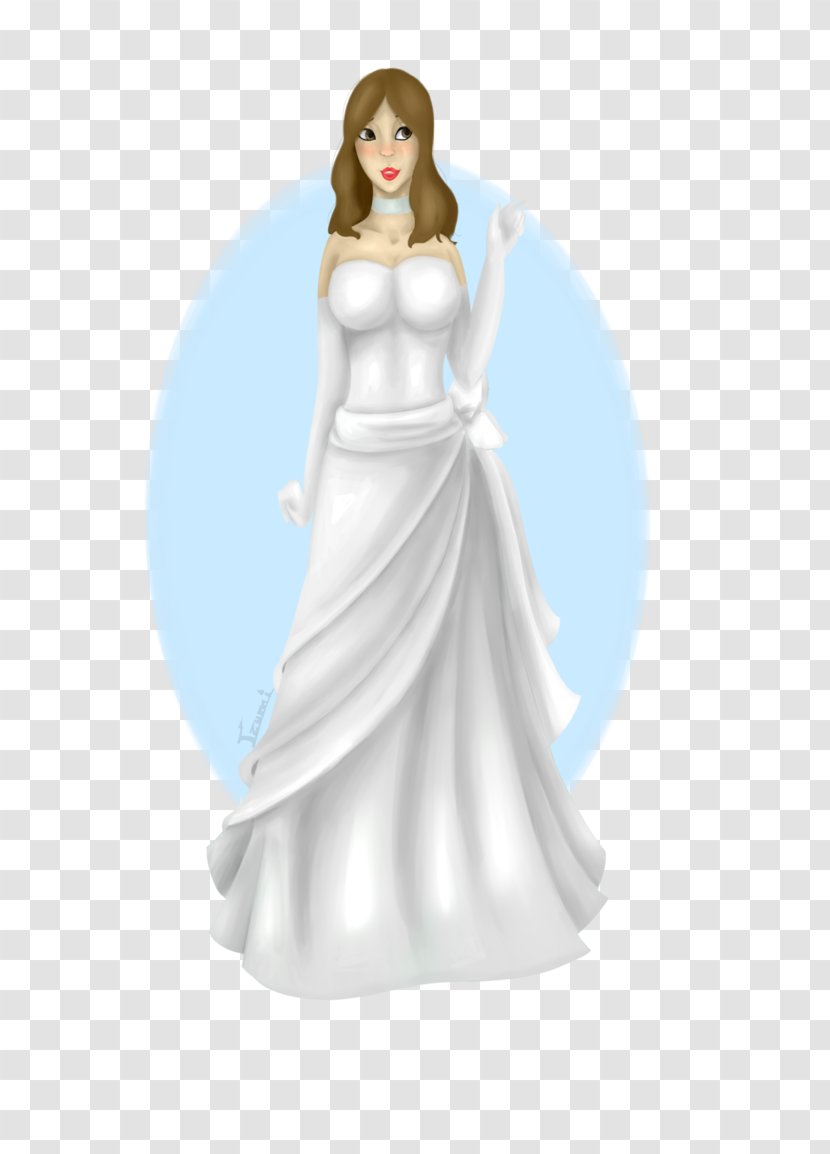 Gown Character Bride Fiction - Wedding Dress Transparent PNG