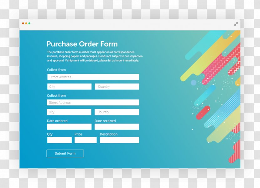 Form PHP Contact Page Ajax Template - Text - Order FOrm Transparent PNG