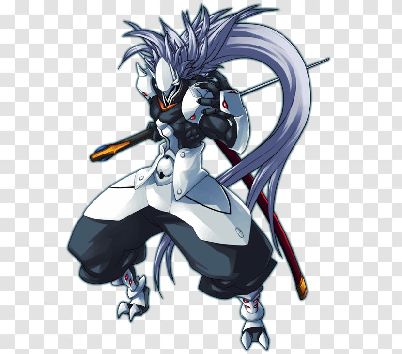 BlazBlue: Calamity Trigger Continuum Shift Cross Tag Battle Haku-Men Character - Frame - Hakumen Transparent PNG