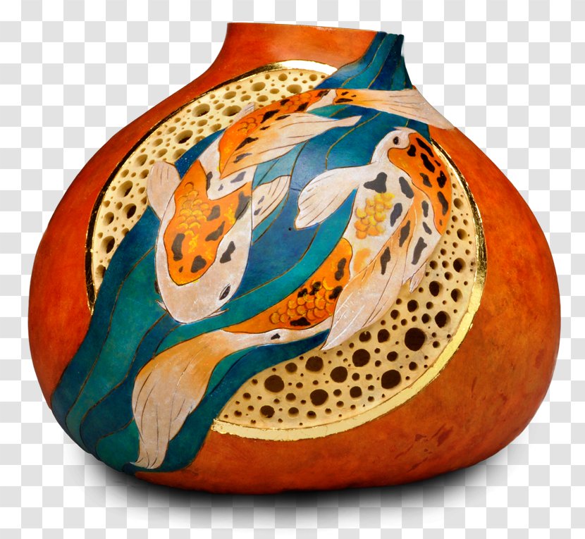 Gourd Art Vase How-to Do It Yourself - Ceramic Transparent PNG