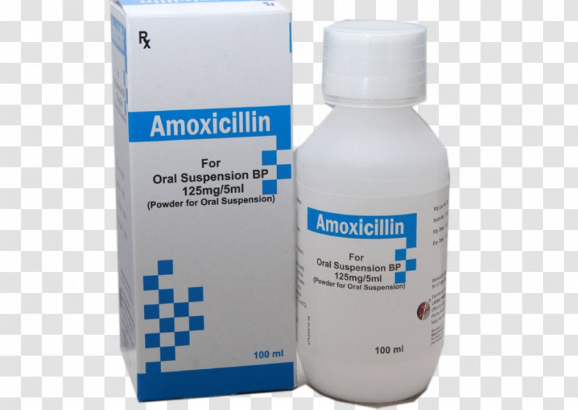 Amoxicillin Pharmaceutical Drug Antibiotics Liquid Suspension - Solution - Tablet Transparent PNG
